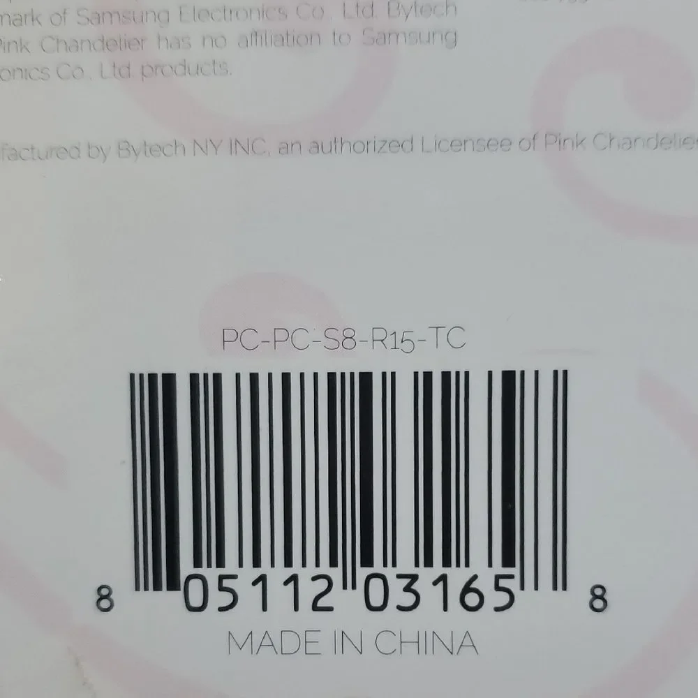 Pink Chandelier Floral Phone Case for Galaxy S8 Plus NIB